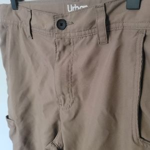 TWO Pairs of Boys Shorts | Blue+Tan | Size 18 Regular